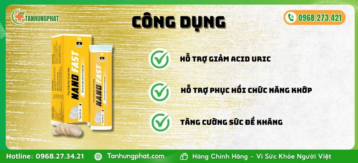 Công dụng của Nano Fast