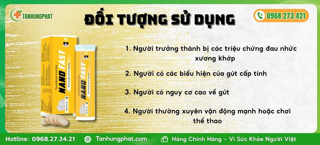 Đối tượng sử dụng Nano Fast
