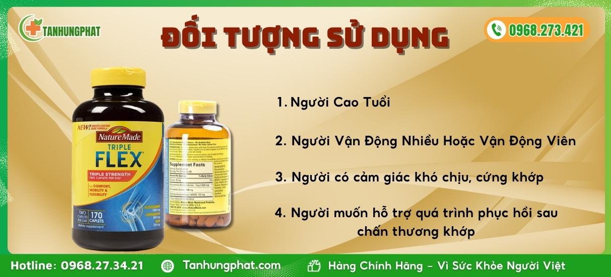 Đối tượng sử dụng Nature Made Triple Flex
