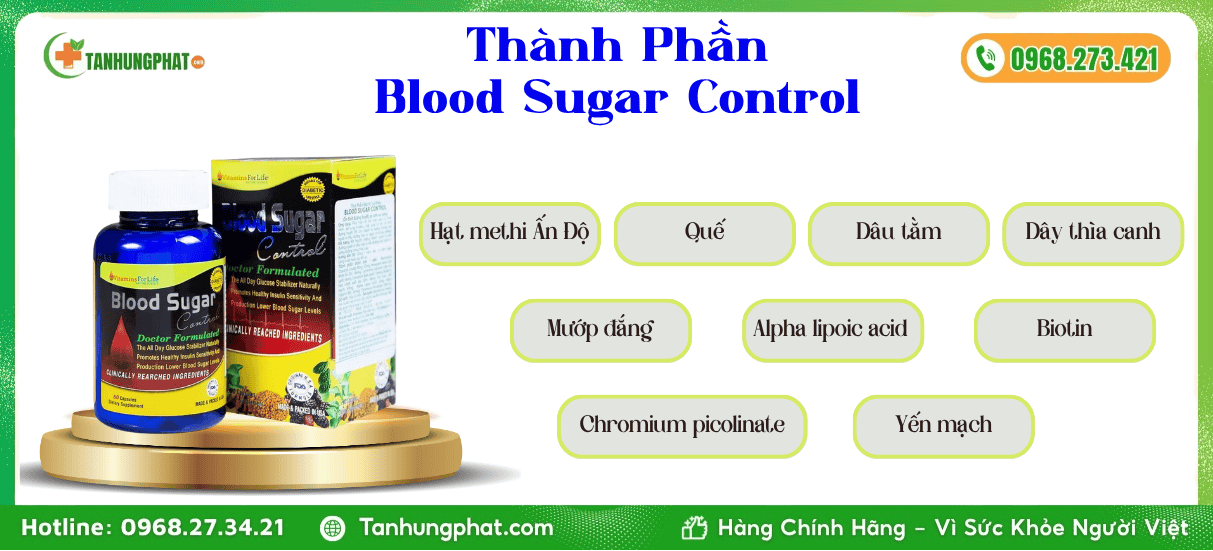 Thành Phần Blood Sugar Control