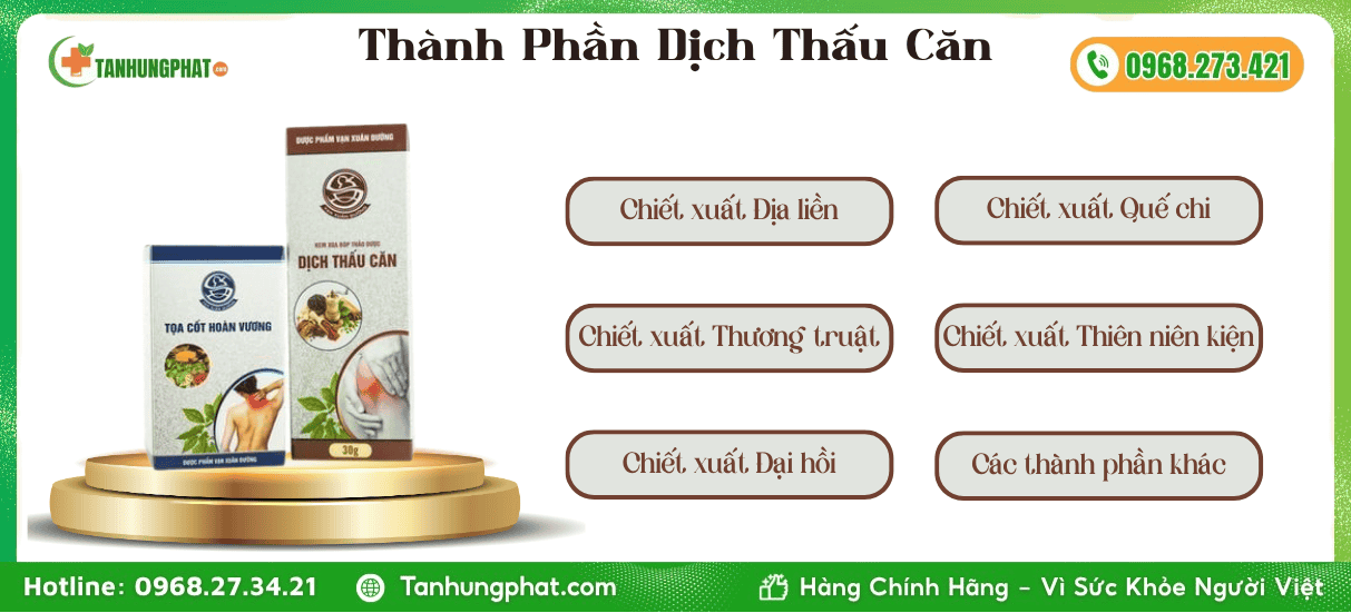 Thành Phần Dịch Thấu Căn