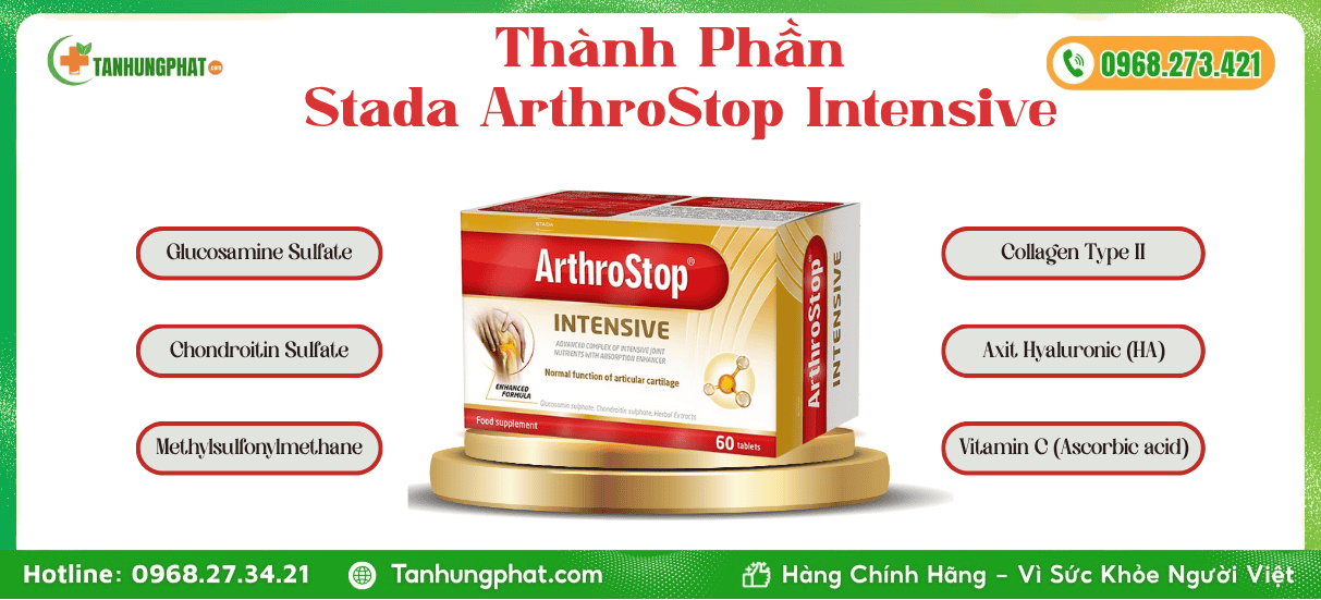 Thành Phần Stada ArthroStop Intensive