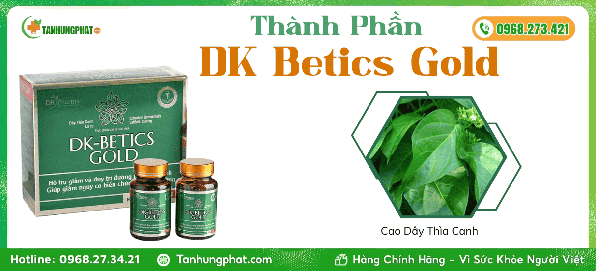 Thành Phần Viên Uống DK Betics Gold