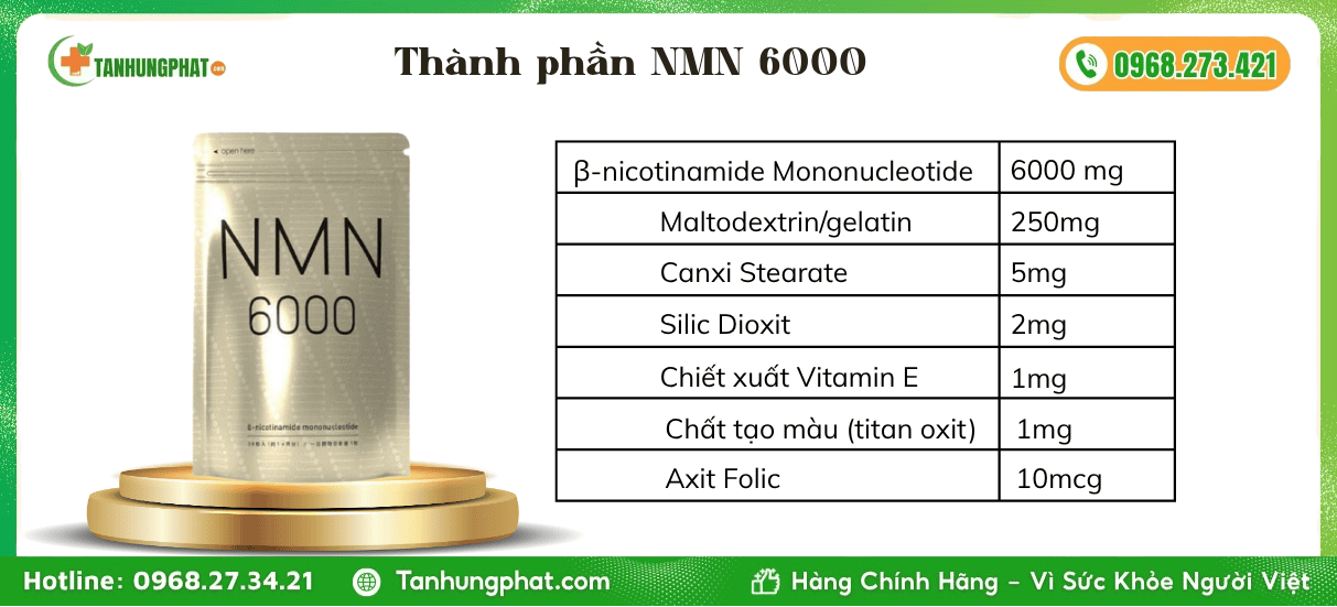 Thành phần NMN 6000