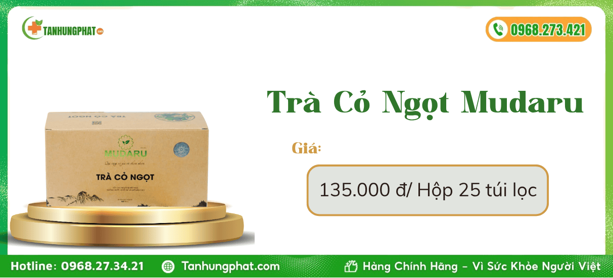 Trà Cỏ Ngọt Mudaru Giá Bao Nhiêu