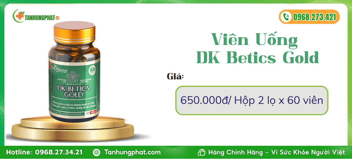 Viên Uống DK Betics Gold Giá Bao Nhiêu