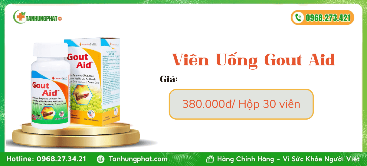 Viên Uống Gout Aid Giá Bao Nhiêu