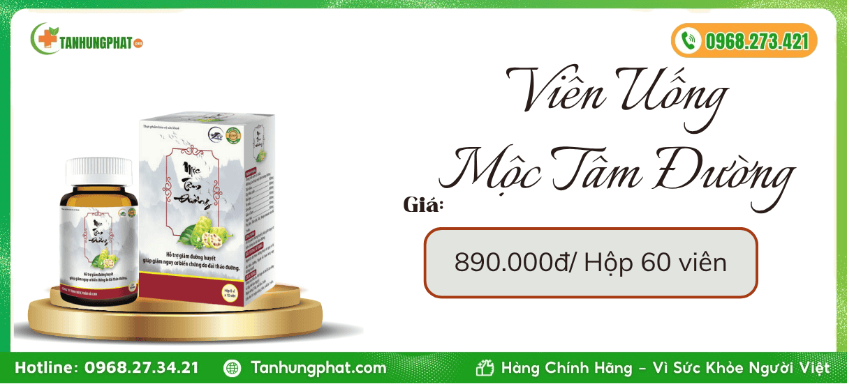 Viên Uống Mộc Tâm Đường Giá Bao Nhiêu