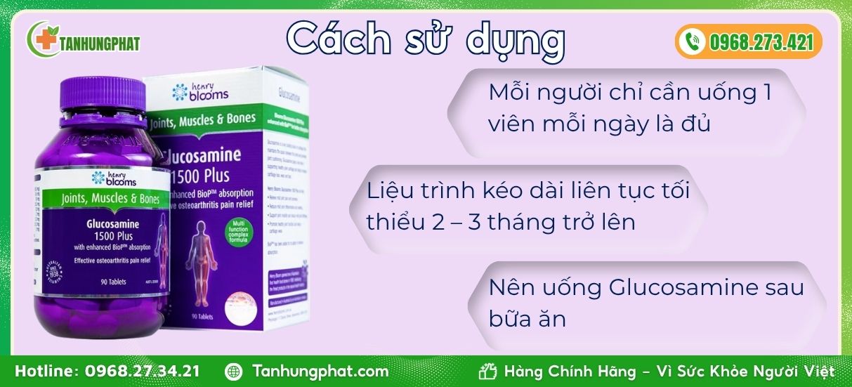 Henry Blooms Glucosamine 1500 Plus