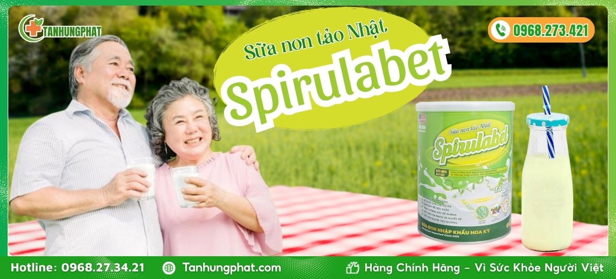 Sữa non Tảo Nhật Spirulabet
