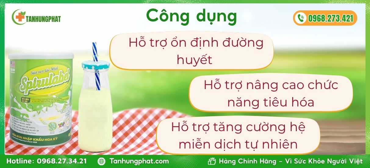 Sữa non Tảo Nhật Spirulabet