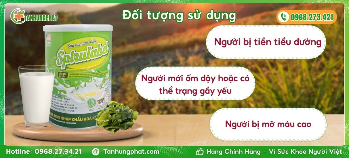 Sữa non Tảo Nhật Spirulabet
