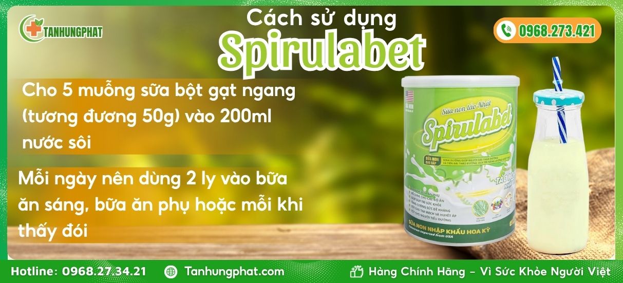 Sữa non Tảo Nhật Spirulabet