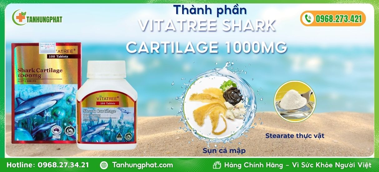 Vitatree Shark Cartilage 1000mg