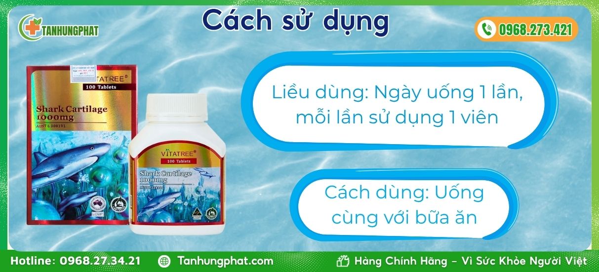 Vitatree Shark Cartilage 1000mg