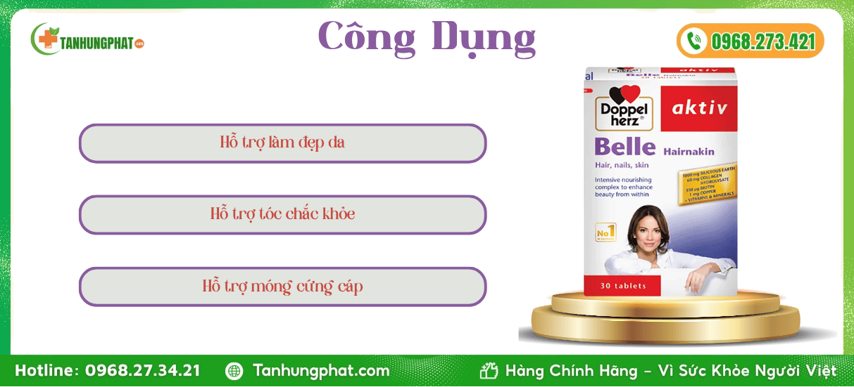 Công Dụng Belle Hairnakin
