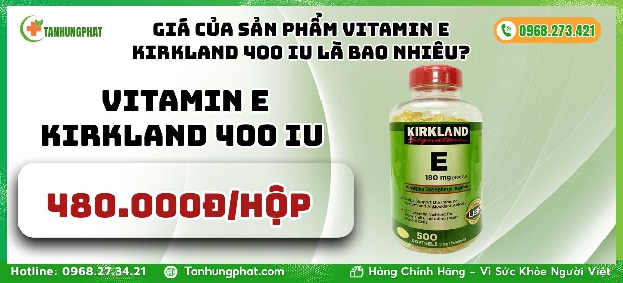 Vitamin E Kirkland 400 IU 