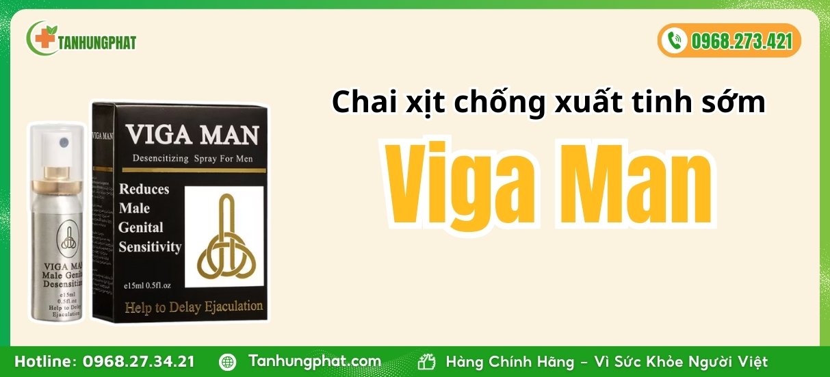 Chai xịt Viga Man