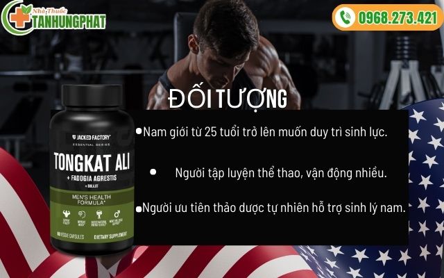 Ai nên dùng sản phẩm Sâm Tongkat Ali Fadogia nội địa Mỹ?