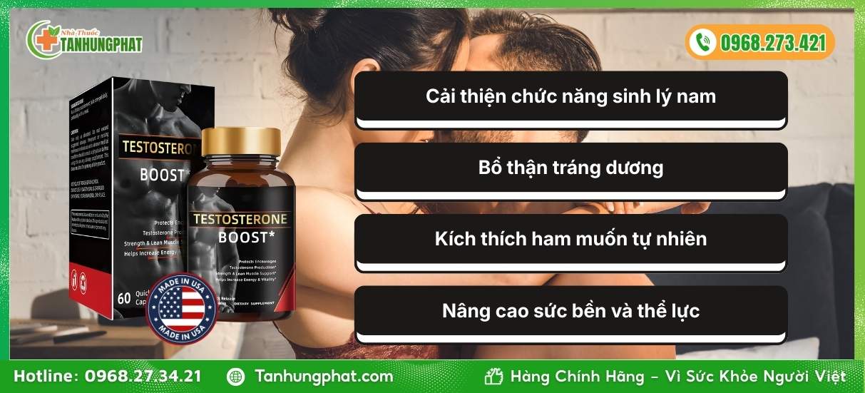 Công dụng của Testosterone Boost