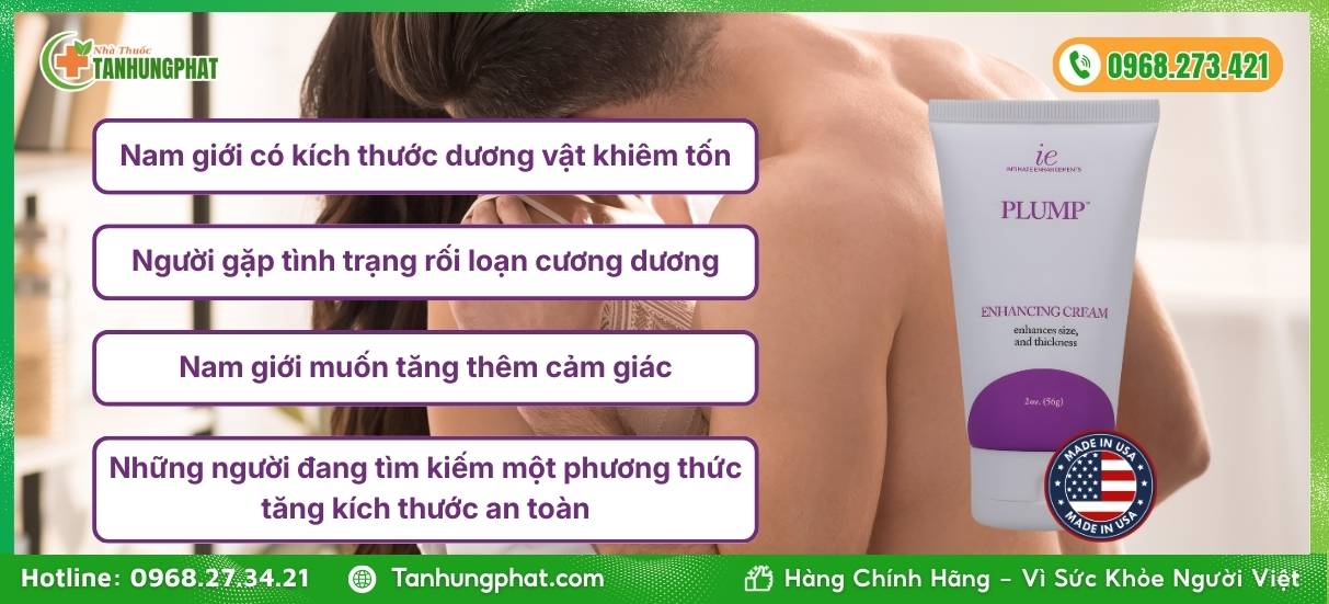 Đối tượng sử dụng Plump Enhancing Cream