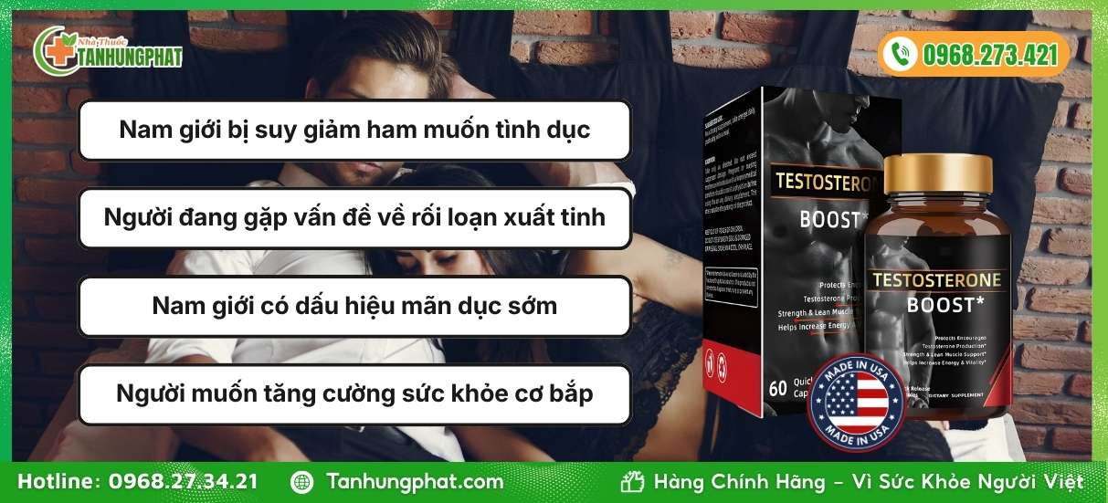 Đối tượng sử dụng Testosterone Boost