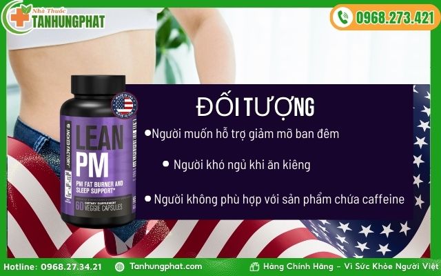 Lean PM Night Time Fat Burner & Sleep Aid phù hợp với đối tượng nào?