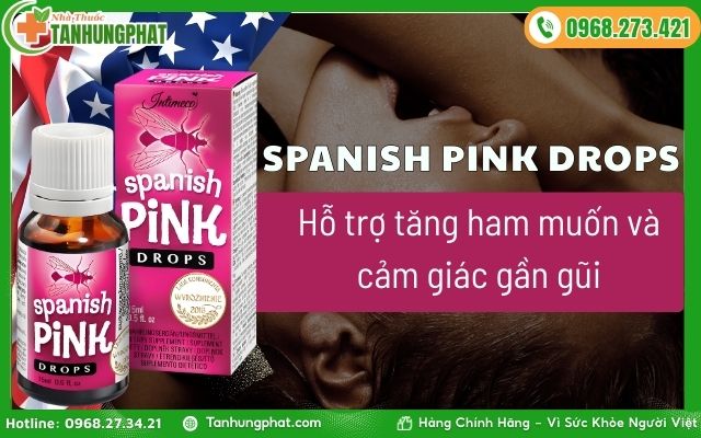 Spanish Pink Drops là sản phẩm hỗ trợ gì cho nam và nữ?