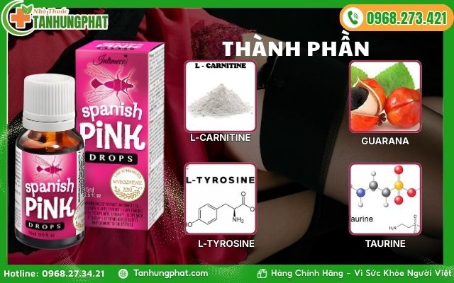 Thành phần trong Spanish Pink Drops có gì nổi bật?