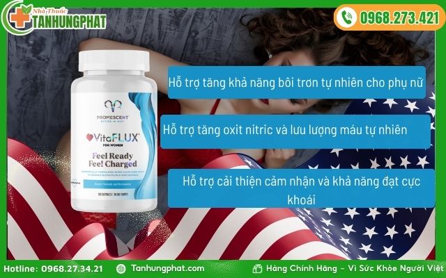VitaFLUX for Women mang lại công dụng gì cho phụ nữ?