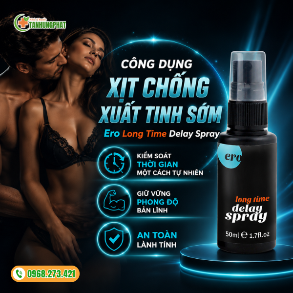 Công dụng của Long Time Delay Spray 50ml