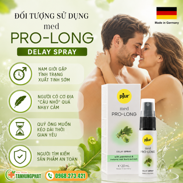 Đối tượng sử dụng med PRO-LONG Delay Spray