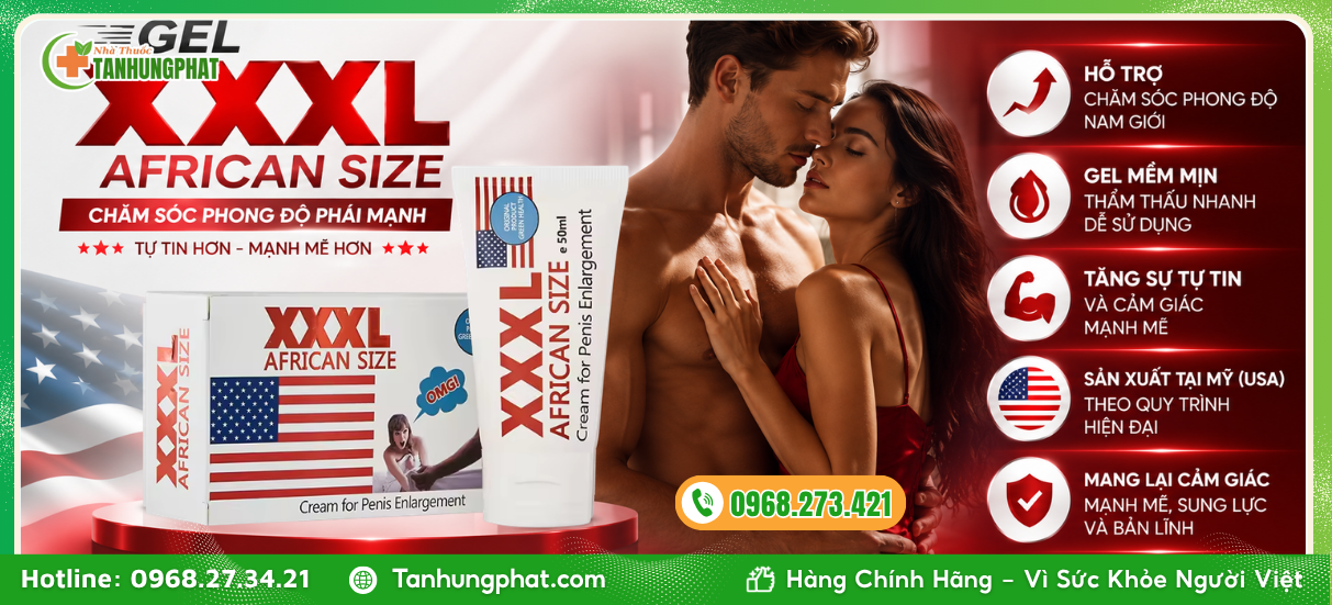 Gel XXXL African Size là gì?