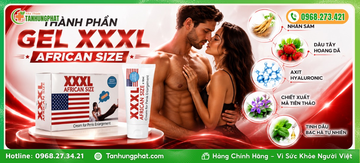 Thành phần của Gel XXXL African Size