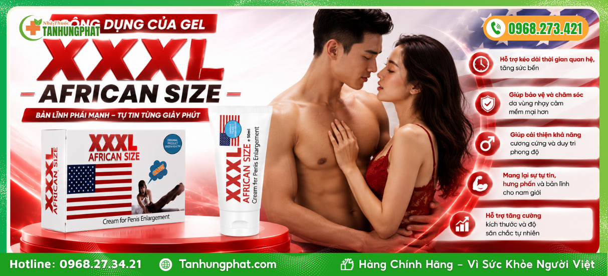 Công dụng của Gel XXXL African Size