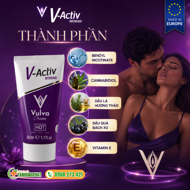 Thành phần của Activ Woman Vulva Cream 50ml