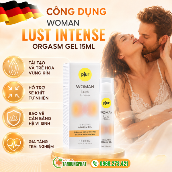 Công dụng của Woman Lust Intense Orgasm gel 15ml