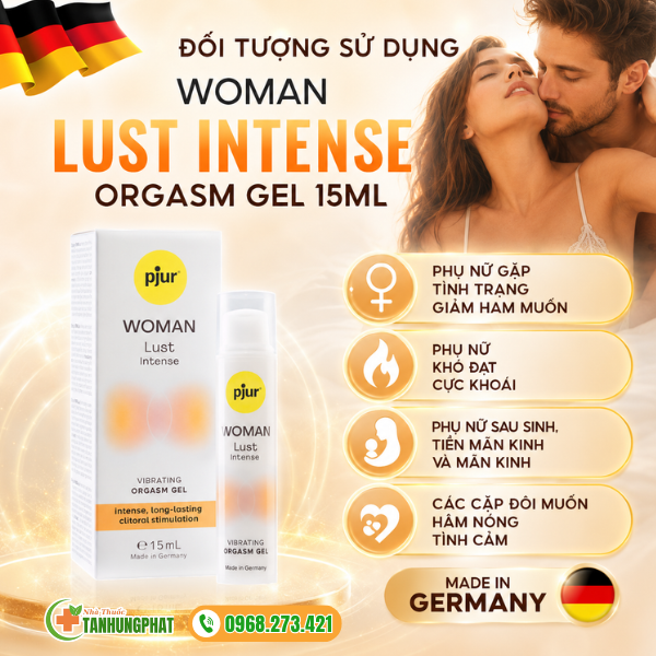 Đối tượng sử dụng Woman Lust Intense Orgasm gel 15ml