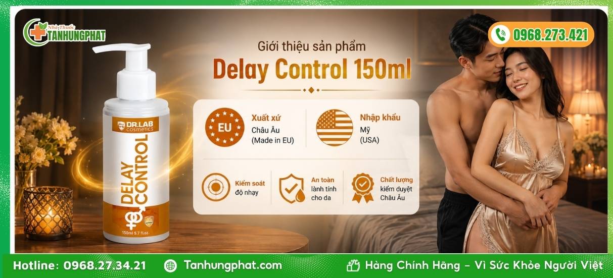 Giới thiệu sản phẩm Delay Control 150ml