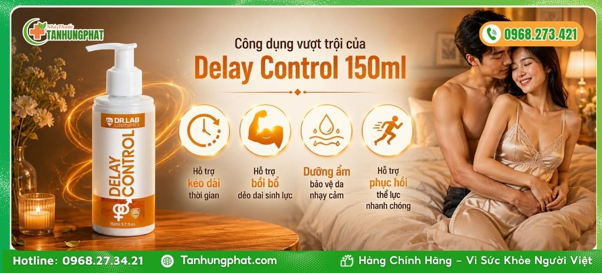 Công dụng vượt trội của Delay Control 150ml