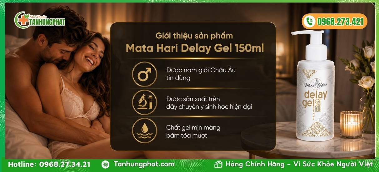 Giới thiệu sản phẩm Mata Hari Delay Gel 150ml