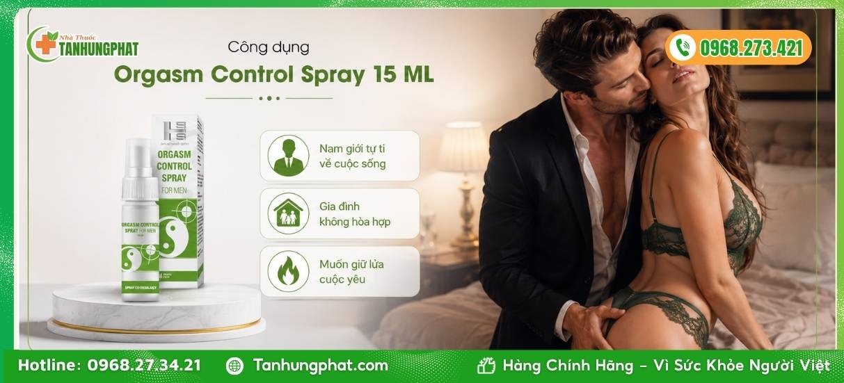 Đối tượng sử dụng và cách bảo quản Orgasm Control Spray 15 ML