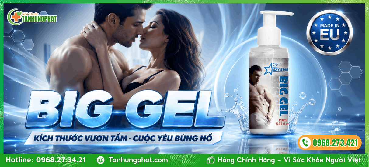 Xuất xứ chuẩn Châu Âu của Big Gel 150ml