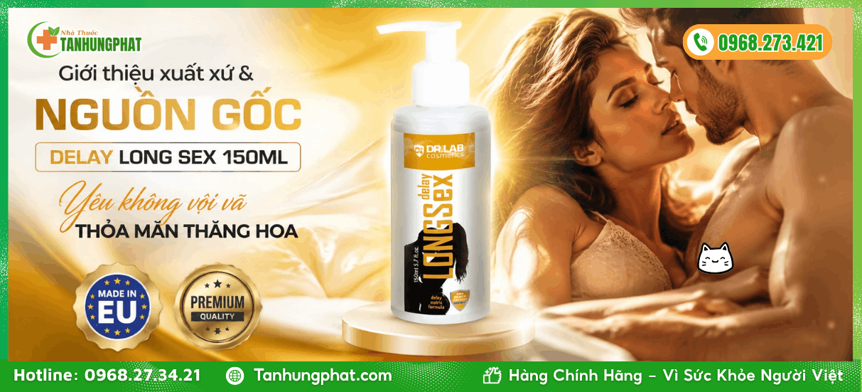 Giới thiệu xuất xứ và nguồn gốc Delay Long Sex 150ml