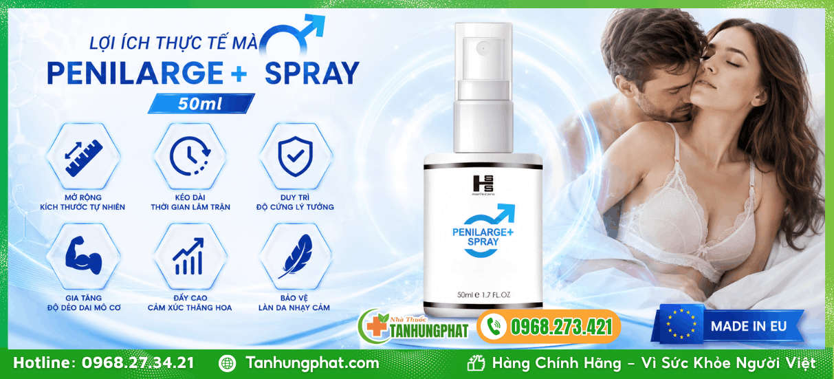 Lợi ích thực tế mà PENILARGE+ Spray 50ml mang lại