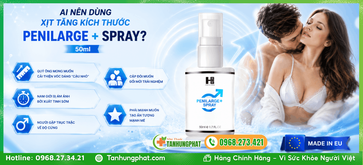 Ai nên dùng xịt tăng kích thước PENILARGE+ Spray 50ml?