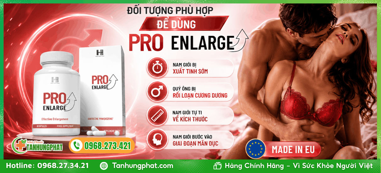 Đối tượng phù hợp để dùng Pro Enlarge 30 viên