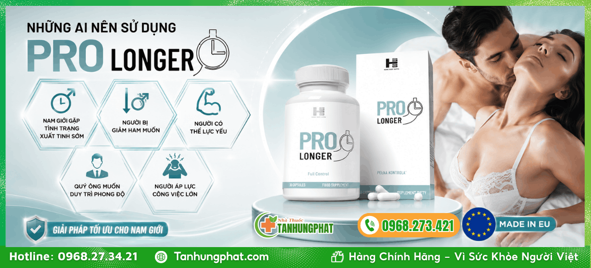 Những ai nên sử dụng viên uống Pro Longer 30 viên?