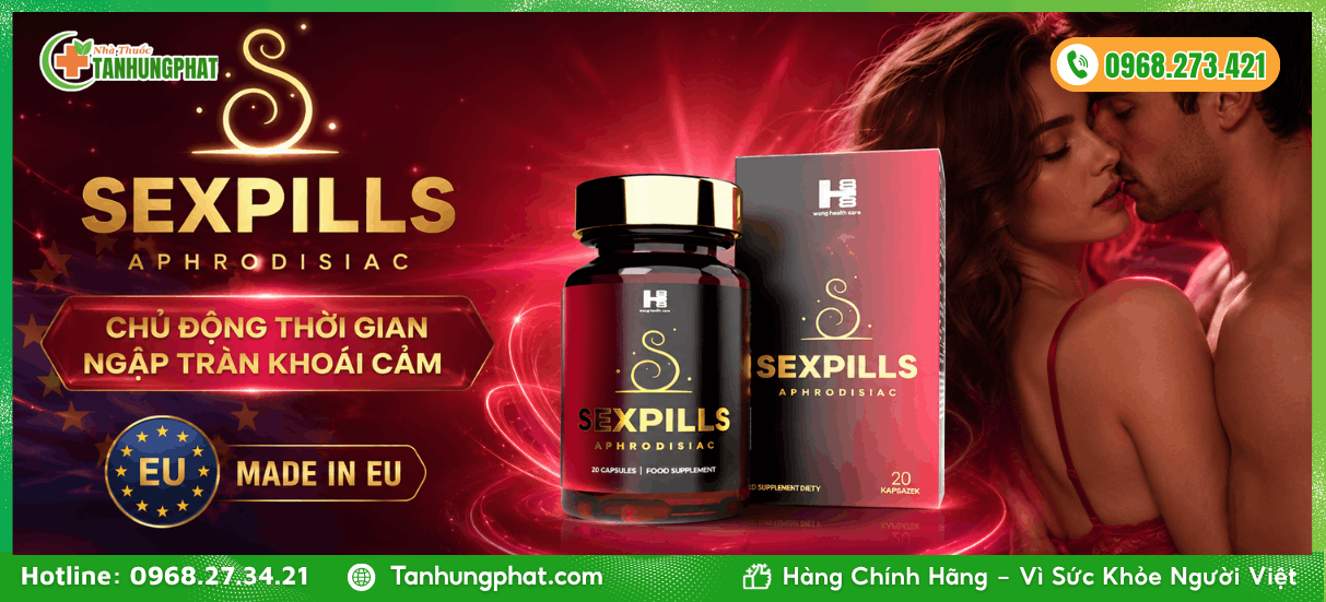 Xuất xứ chuẩn Châu Âu của viên uống Sex Pills 20 viên