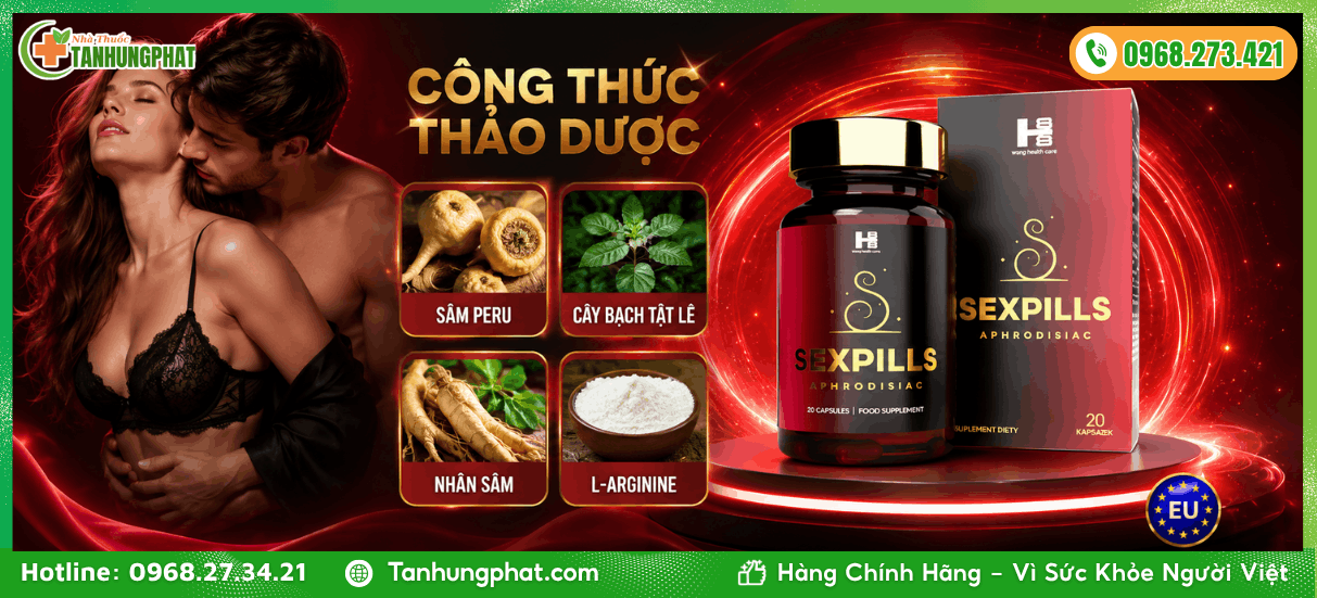 Công thức thảo dược trong Sex Pills 20 viên
